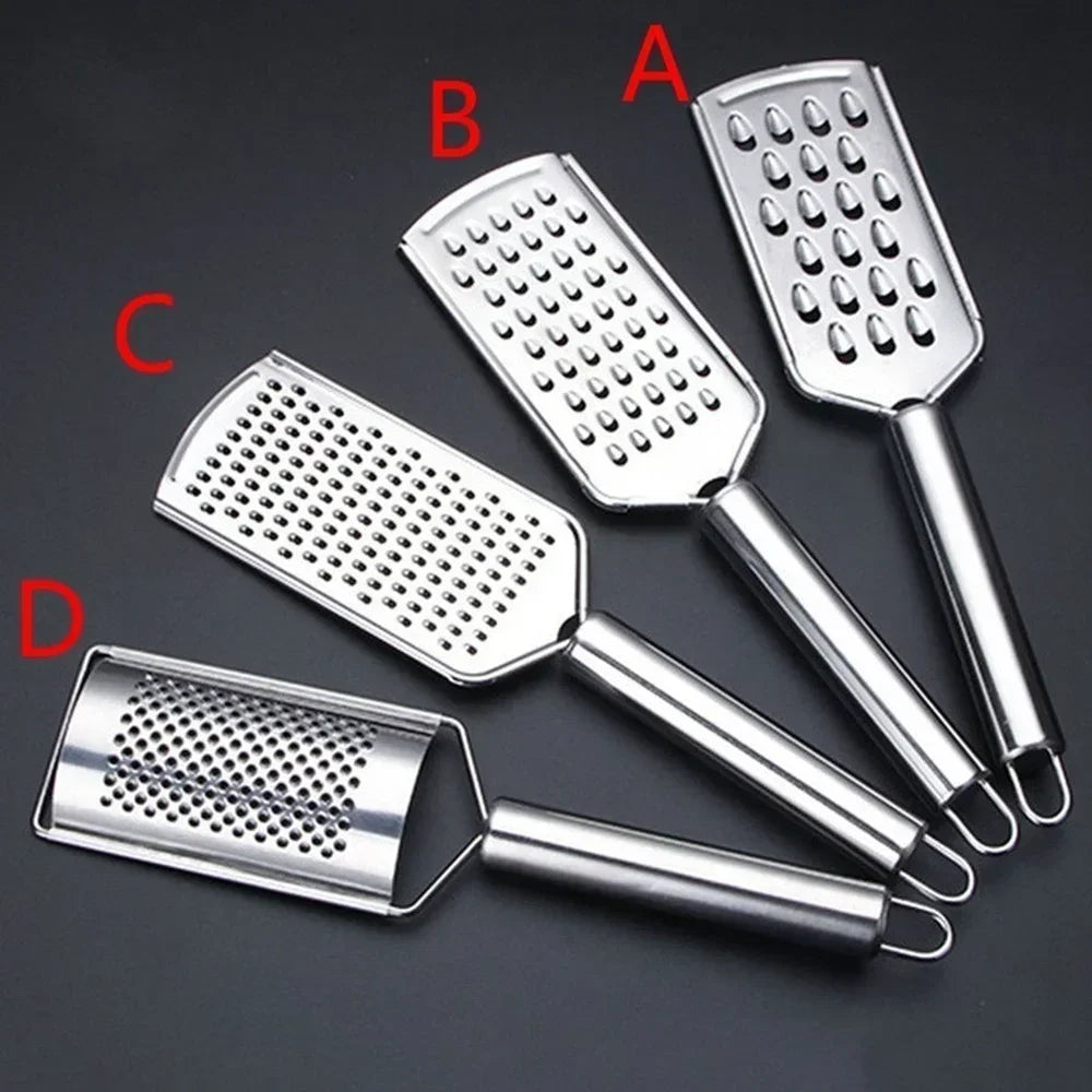 Stainless Steel Handheld Cheese Grater – Multi-Purpose Kitchen Grater
