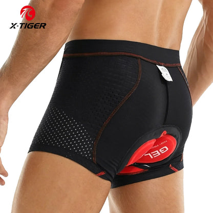 5D Gel Pad Men's Cycling Underwear Shorts – Breathable Bike Underpants