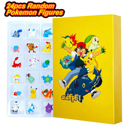 Pokemon Mini Figures Advent Calendar Gift Box – Pikachu & Friends Christmas Toy Set