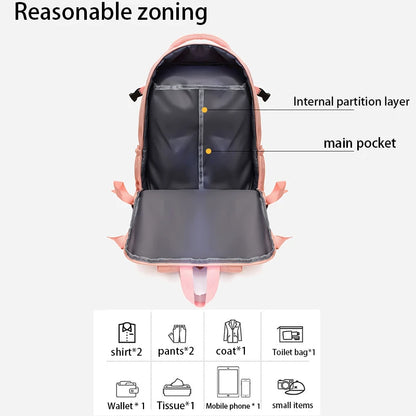 Water-Resistant Laptop Backpack - Versatile Unisex Daypack