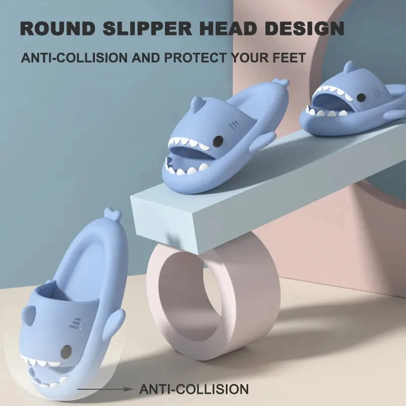 Shark Slides Slippers – Fun EVA Sandals for Women, Men & Kids