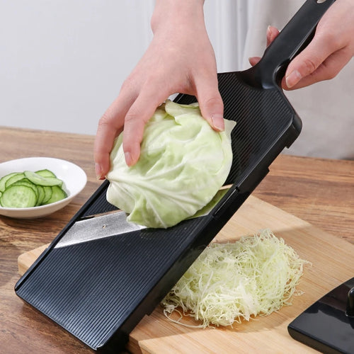 Mandoline Vegetable Slicer & Cabbage Shredder with Hand Guard