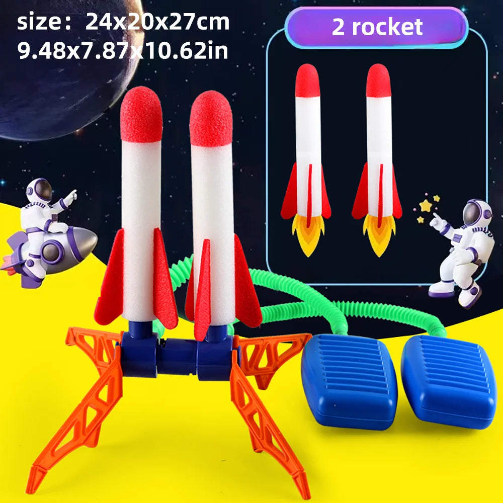 Kids Stomp Rocket Launcher – Air Pump Outdoor Toy