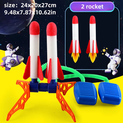 Kids Stomp Rocket Launcher – Air Pump Outdoor Toy