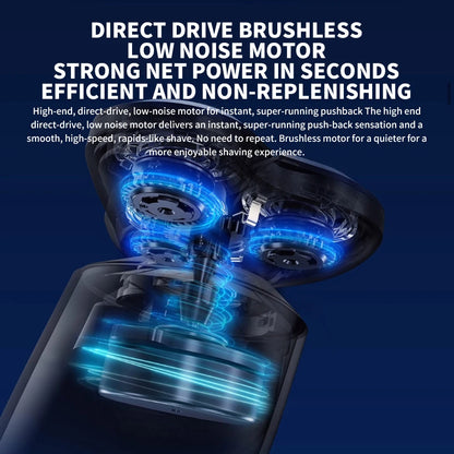 Mijia S700 Electric Shaver for Men – 3-Head Rotary Razor with Charging Stand