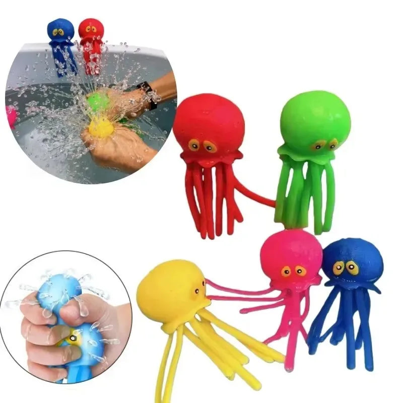 Squeeze Water Octopus Toy – Stress Relief Bath & Pool Fidget