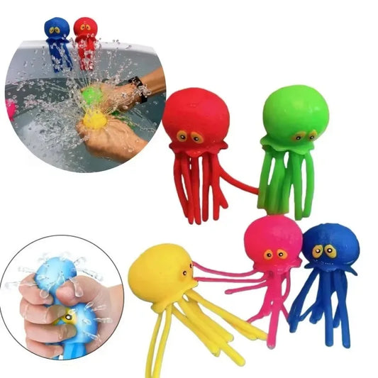 Squeeze Water Octopus Toy – Stress Relief Bath & Pool Fidget