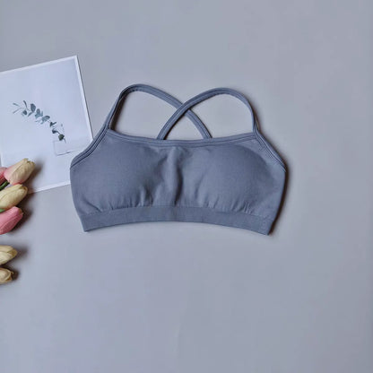 Seamless Sports Bra for Women – Racerback Yoga & Gym Top
