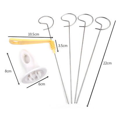 Spiral Potato Cutter & Tornado Skewer Set – DIY Twister