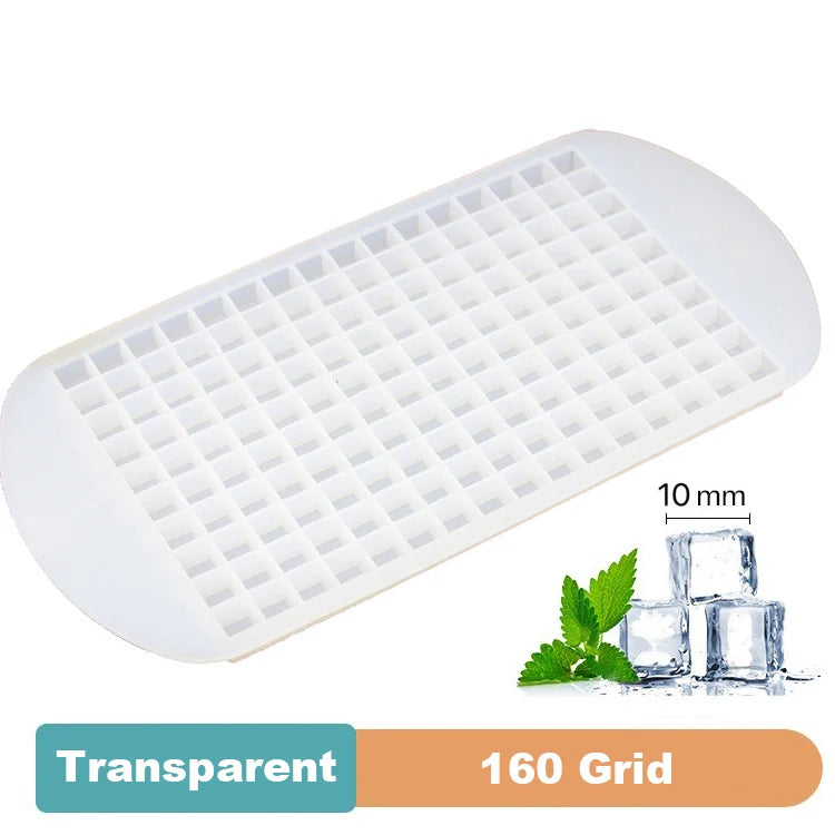 Large Silicone Ice Cube Tray – Multiple Grid Sizes & Colors