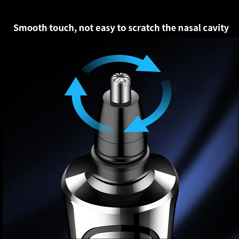 Men's Electric Shaver – Rechargeable 3-Head Rotary Razor with LED Display