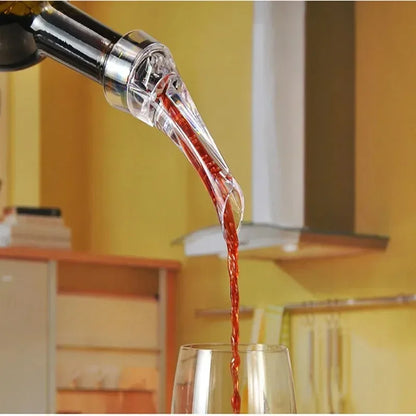 Red Wine Aerator Pourer – Acrylic Bottle Decanter Spout