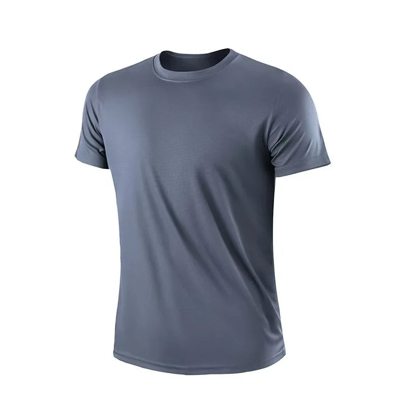Men's Quick-Dry Athletic T-Shirt – Moisture-Wicking Gym Top
