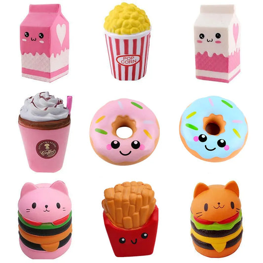 Kawaii Jumbo Squishy Toy – Slow Rising Stress Relief Squeeze