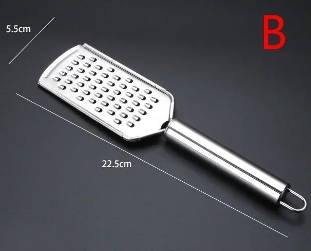 Stainless Steel Handheld Cheese Grater – Multi-Purpose Kitchen Food Grater
