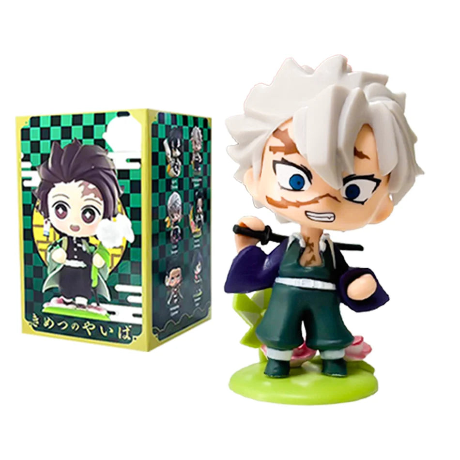Demon Slayer Anime Figure Blind Box – Tanjiro & Nezuko Mini Statues