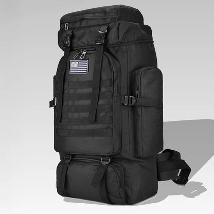 Large Tactical Mountaineering Backpack 80L/100L MOLLE Hiking Bag