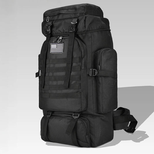 Tactical Hiking Backpack 80L/100L – Outdoor Camping Mountaineering Bag