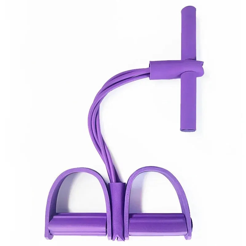 4-Tube Pedal Resistance Band – Home Fitness Puller