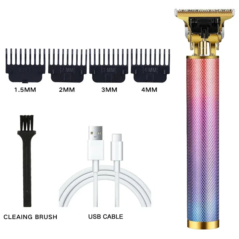 T9 Hair Clipper & Beard Trimmer for Men – USB Rechargeable Barber Trimmer