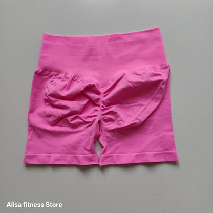 Tummy Control Seamless Yoga Shorts – Women's High-Waist Biker Shorts