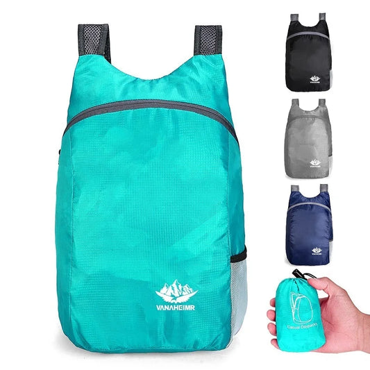 Ultralight Foldable Backpack – Waterproof Travel Daypack for Men & Women