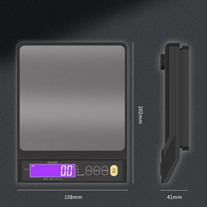 Digital Kitchen Scale with LCD Display – Waterproof Stainless Steel