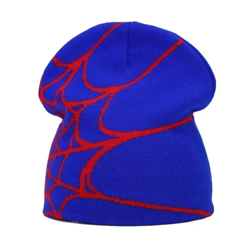 Y2K Letter Print Knit Beanie Hat – Unisex Winter Cap