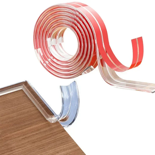 Baby Safety Edge & Corner Guards – Transparent PVC Bumper Strip