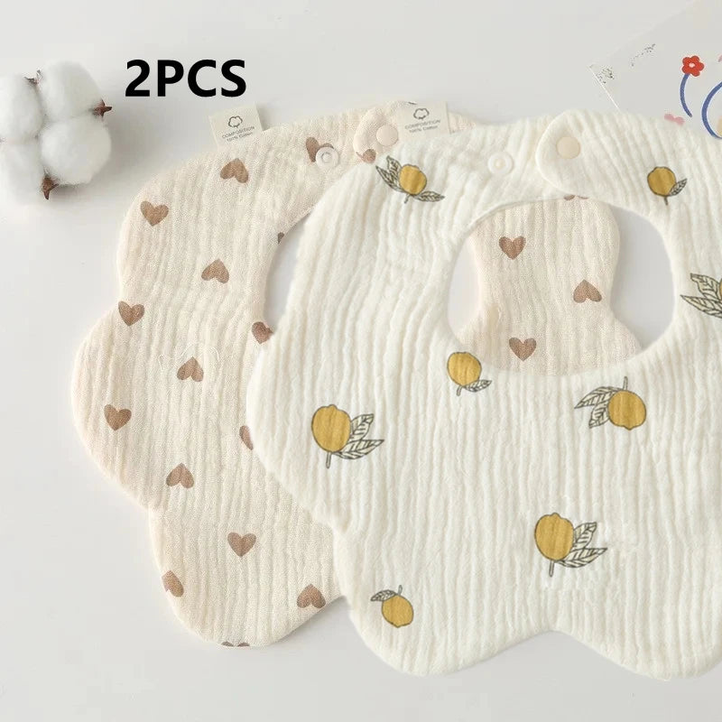 Baby Bibs & Burp Cloths Soft Cotton Drool Bandana for Newborns