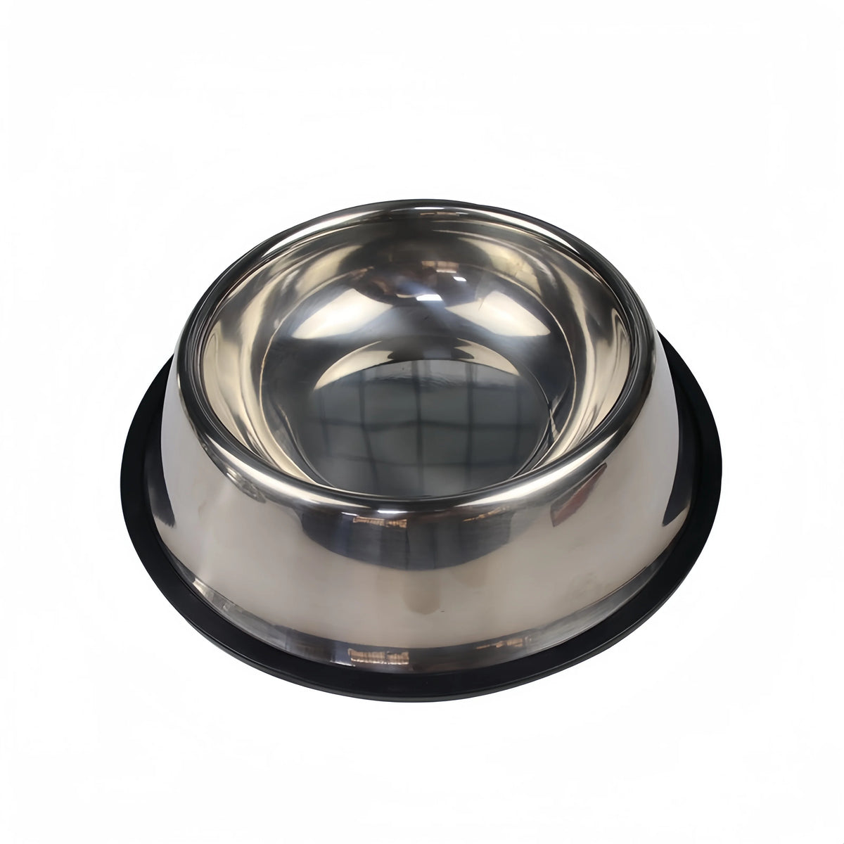 Stainless Steel Pet Bowl for Dogs & Cats – Non-Slip, 6 Sizes