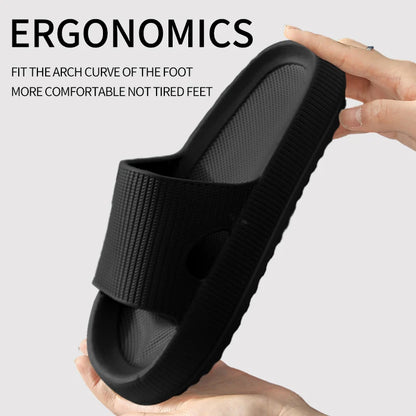 Thick-Sole EVA Slide Slippers – Non-Slip Shower Sandals