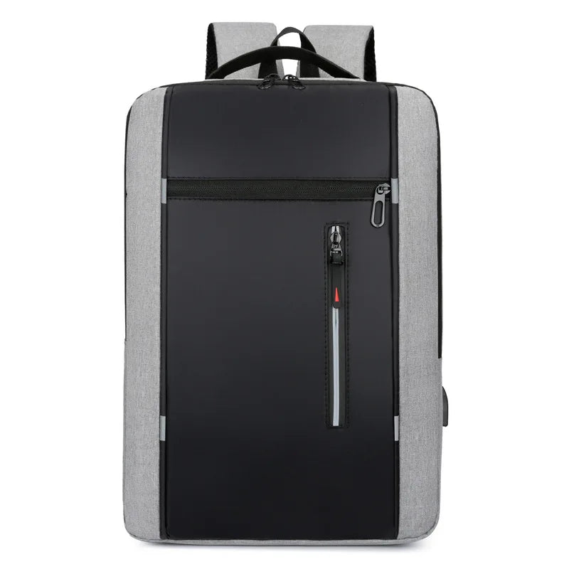 Waterproof Business Laptop Backpack with USB Charging Port