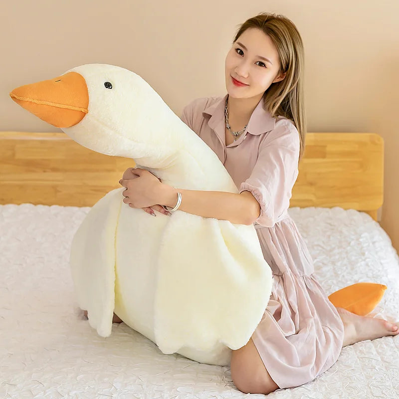 Goose Plush Stuffed Animal Pillow – Soft Duck Cushion Gift