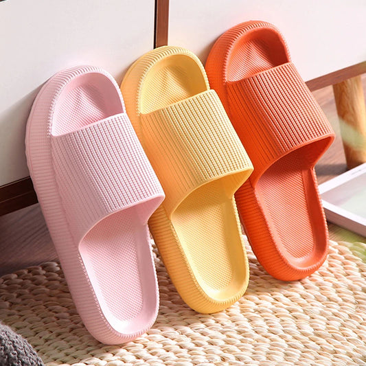 Cloud Slides Thick Platform Pillow Slippers Women Men EVA Soft Sole