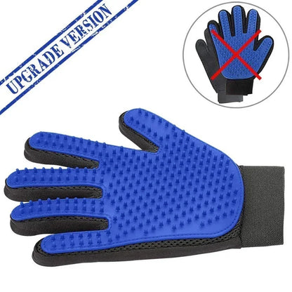 Pet Grooming Glove – Silicone Deshedding Brush for Cats & Dogs