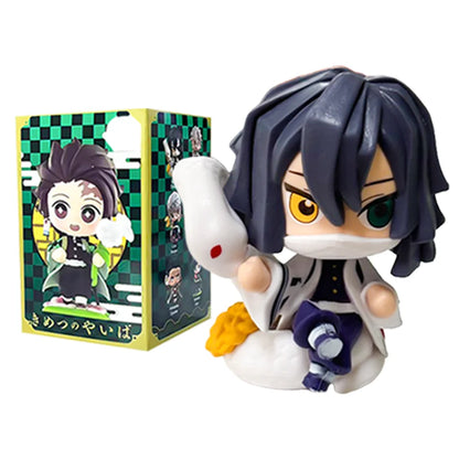 Demon Slayer Anime Figure Blind Box – Tanjiro & Nezuko Mini Statues