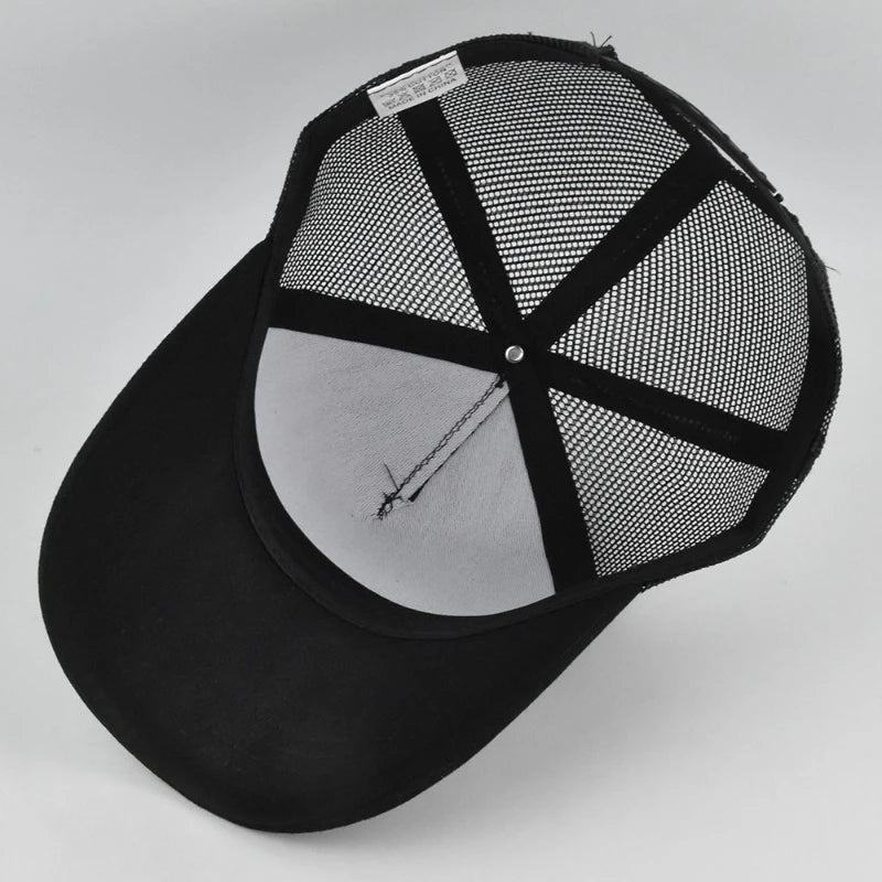 5-Panel Mesh Trucker Cap – Breathable Baseball Hat for Men & Women