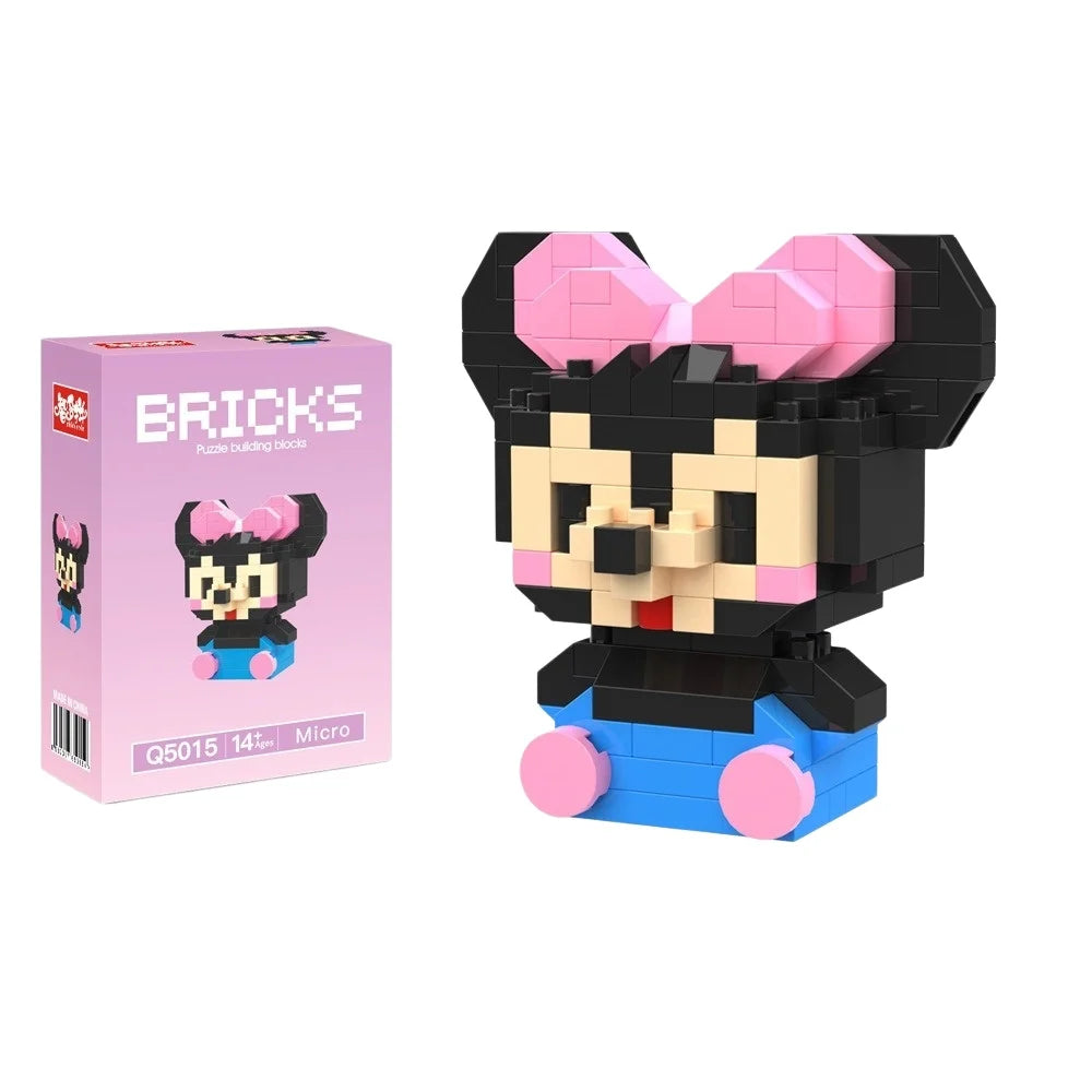 Cute Cartoon Mini Building Blocks Set – Disney & Sanrio Character Bricks