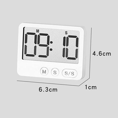 Digital Kitchen Timer with Large LCD Display & Magnetic Back