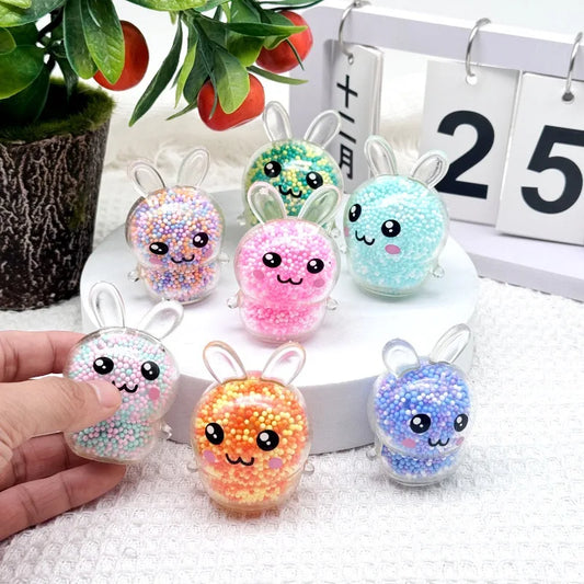 Squishy Bunny Stress Balls – Set of 3 Colorful Fidget Toys