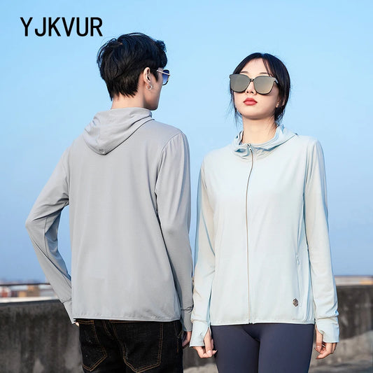 UPF 50+ Sun Protection Hoodie Jacket – Unisex Lightweight Outdoor
