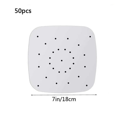 Air Fryer Parchment Paper Liners – Non-Stick Disposable Steamer Sheets