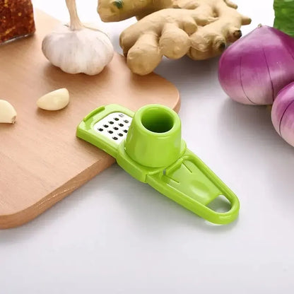Mini Garlic Grater & Press – Manual Kitchen Garlic Tool