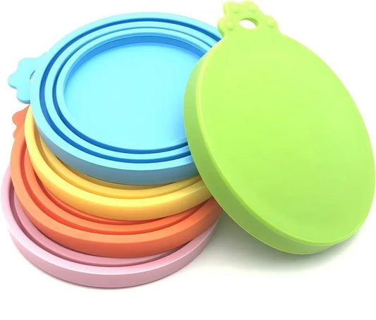 Reusable Silicone Pet Can Lid – Cat & Dog Food Cover