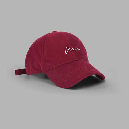 Embroidered Baseball Cap – Retro Letter Dad Hat for Men & Women