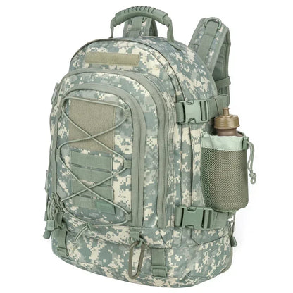 60L Military Tactical Backpack MOLLE Army Rucksack for Hiking & Camping