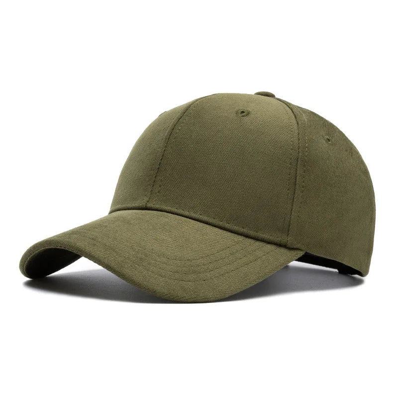 Unisex Adjustable Baseball Cap – Solid Retro Snapback Hat for Men & Women