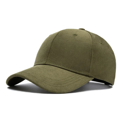 Unisex Adjustable Baseball Cap – Solid Retro Snapback Hat for Men & Women