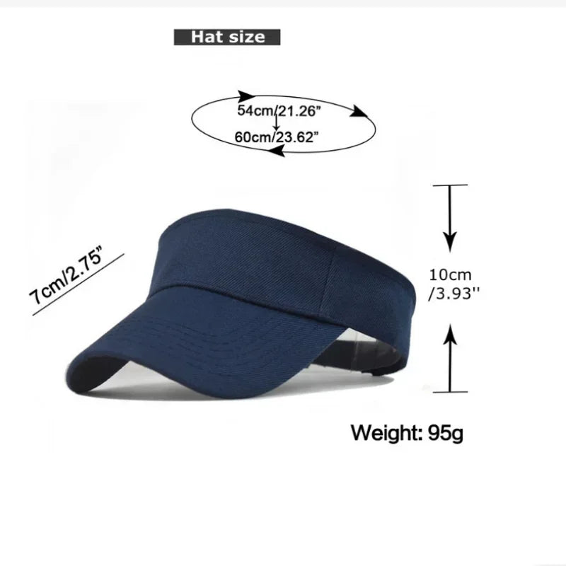 Sun Visor Cap Outdoor Sports Hat for Women and Men